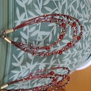 Brown Dandle Earrings